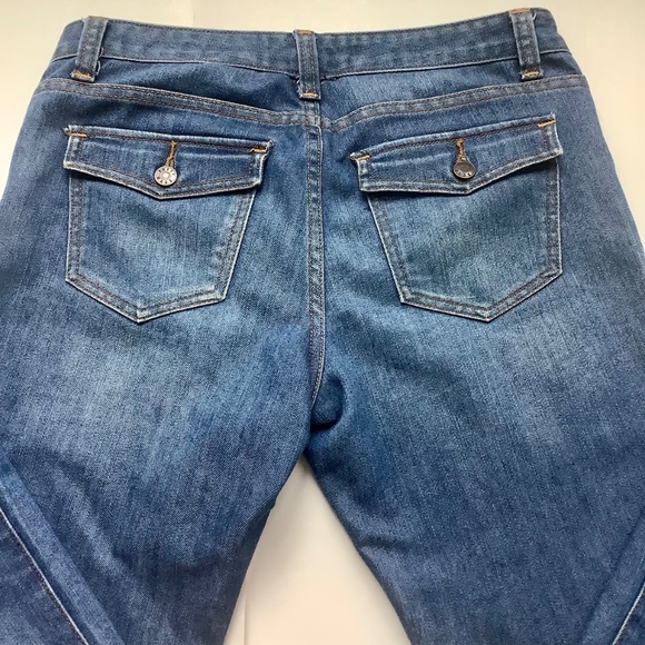 🇨🇦 Bootleg Low Rise Waist Perfect Blue Jeans - Picture 5 of 6